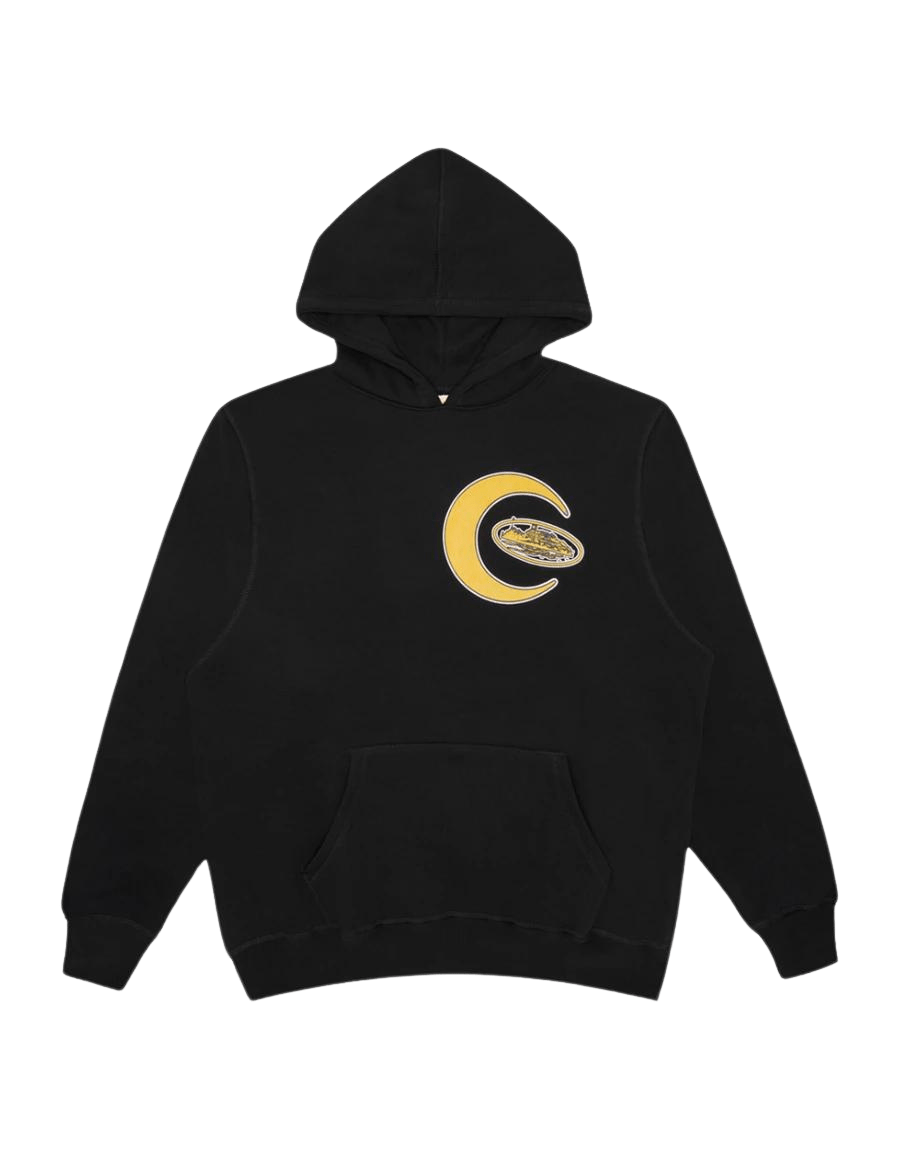 Corteiz Crescent Hoodie Black Corteiz Crescent Hoodie Black