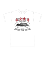 corteiz 4starz alcatraz t shirt white