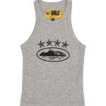 Corteiz 4Starz Alcatraz Womens Tank Top Grey