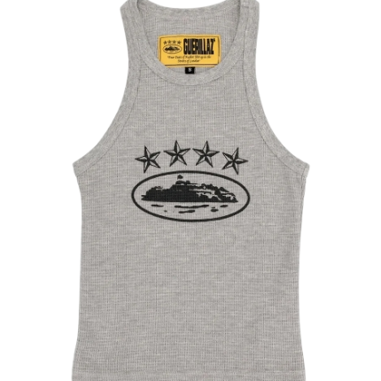 Corteiz 4Starz Alcatraz Womens Tank Top Grey