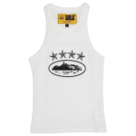 Corteiz 4Starz Alcatraz Womens Tank Top White