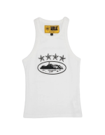 Corteiz 4Starz Alcatraz Womens Tank Top White