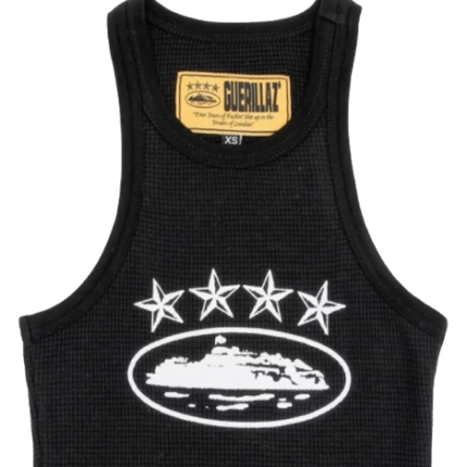 Corteiz 4Starz Motion Womens Tank Top Black