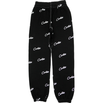 Corteiz All Over Print Joggers Black