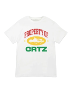 corteiz carni t shirt white