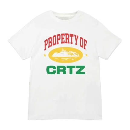 corteiz carni t shirt white