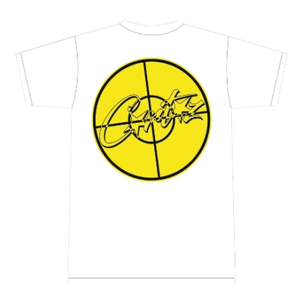 corteiz crosshair t shirt white