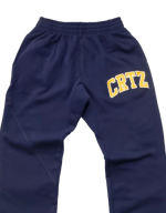 Corteiz Crtz Dropout Joggers Navy