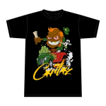 corteiz leprechaun 420 t shirt black