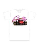 corteiz no time 4 luv t shirt white