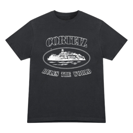 corteiz og alcatraz t shirt black