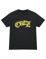 corteiz old english t shirt black