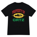corteiz property of crtz carni t shirt black