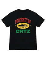 corteiz property of crtz carni t shirt black