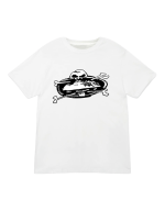 corteiz skull island t shirt white