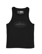 Corteiz Womens Guerillaz* Tank Top Triple Black