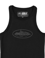 Corteiz Womens Guerillaz* Tank Top Triple Black