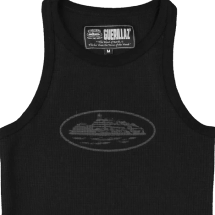 Corteiz Womens Guerillaz* Tank Top Triple Black