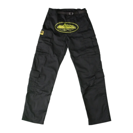 Corteiz Yella Guerillaz Cargos Black/Yellow