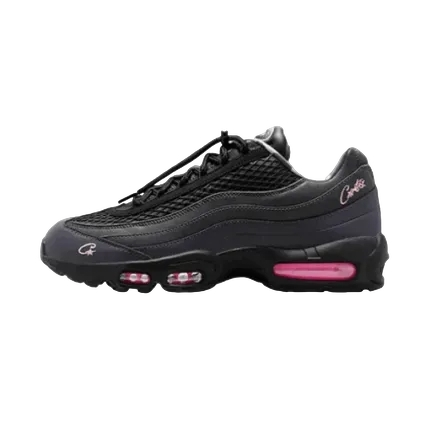 Corteiz x Nike Air Max 95 Aegean Storm pink bottom side look