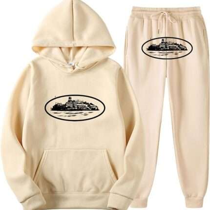 Corteiz Shotta Tracksuit Beige
