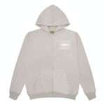 Corteiz Superior V2 Zip Up Hoodie in Stone Grey