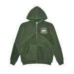 Corteiz Superior V2 Zip Up Hoodie Forrest Green