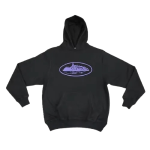 corteiz alcatraz hoodie black purple