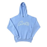 corteiz dropout hoodie sky blue