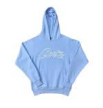 corteiz dropout hoodie sky blue