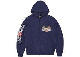 Corteiz Zipped Navy Blue Tracksuit