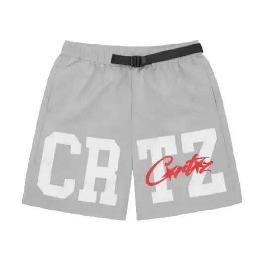 Corteiz Crtz Nylon Shorts Gray Corteiz Crtz Nylon Shorts Gray
