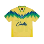 corteiz club rtw football t shirt yellow