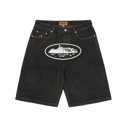 Corteiz Alcatraz Denim Shorts