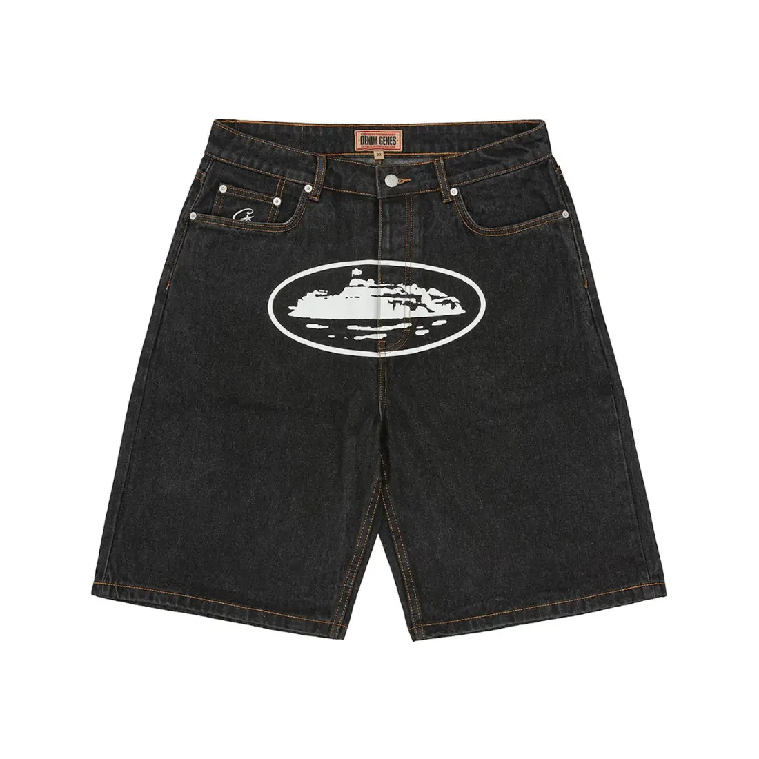 Corteiz Alcatraz Denim Shorts Corteiz Alcatraz Denim Shorts