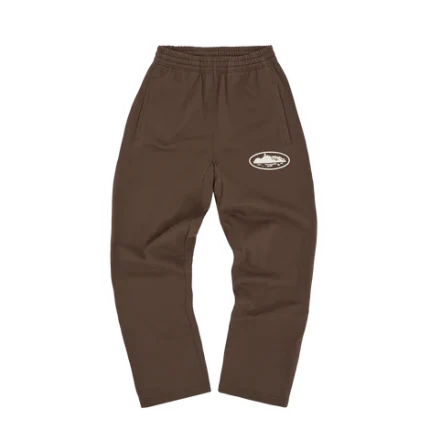 Corteiz Cargos Applique Bottoms Brown