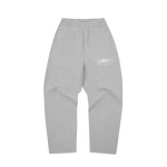 corteiz cargos puff heather grey
