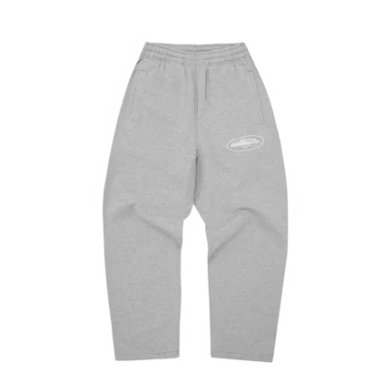corteiz cargos puff heather grey