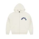 corteiz colly arch zip hoodie light heather gray