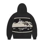 corteiz island mixed panel zip hoodie