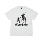 corteiz jack boys tee white black