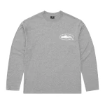 corteiz og island longsleeve tee grey single