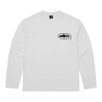 corteiz og island longsleeve tee white single