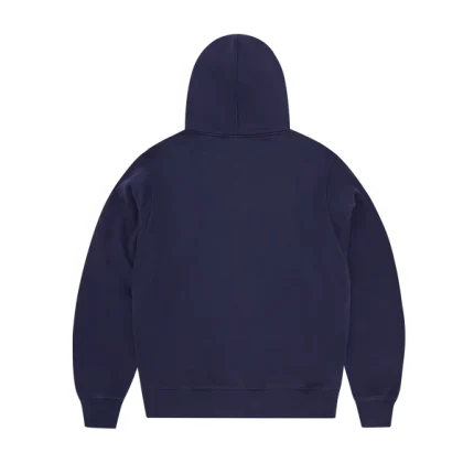 corteiz thick stitch allstarz zip navy hoodie zoom in