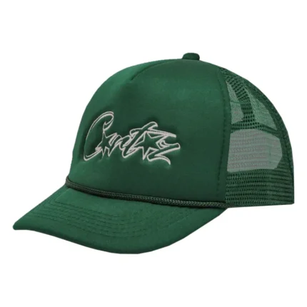 Corteiz Alcatraz Trucker Green Hat