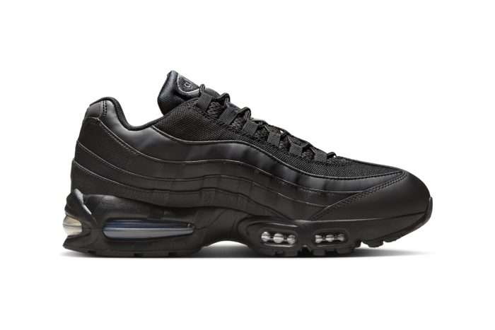 Nike Air max 95 Big Bubble Triple Black Side Wise