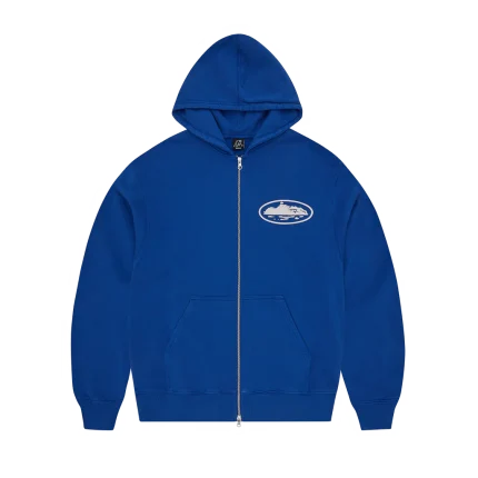 Corteiz Island Puff Print Zip Up Hoodie