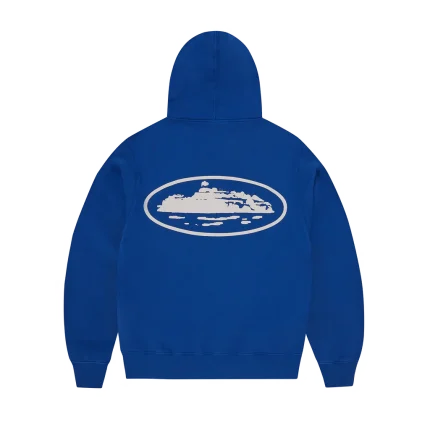 Corteiz Island Puff Print Zip Up Hoodie Back in