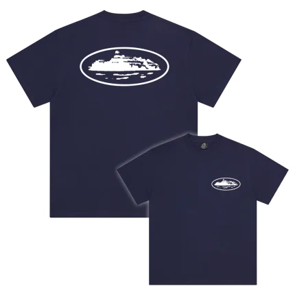 Corteiz Og Island Tee Navy