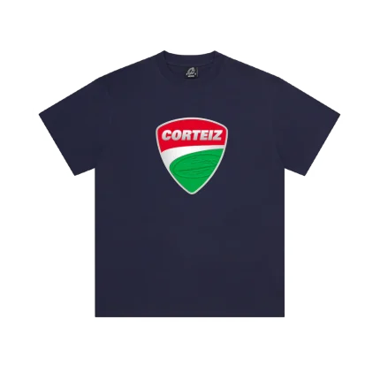 Corteiz Shield Tee Navy